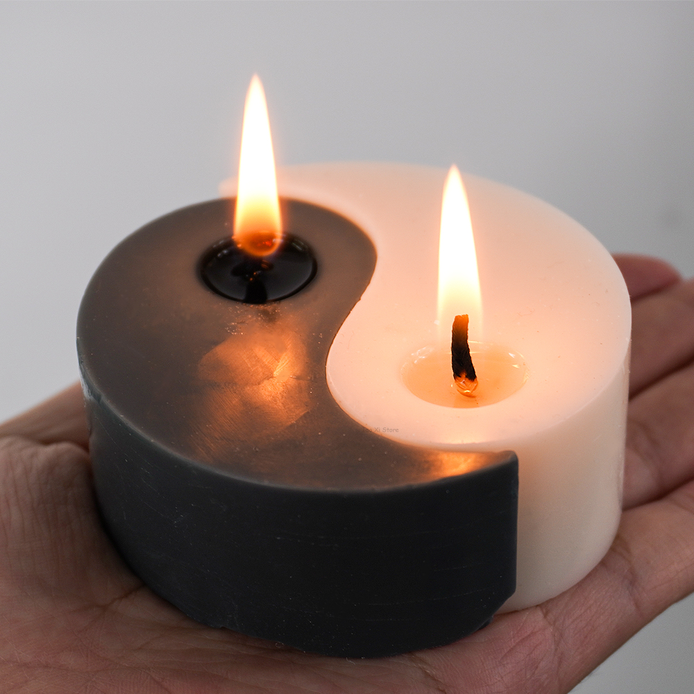 Candle Supplies Shop - Yin Yang Silicone Candle Mold DIY