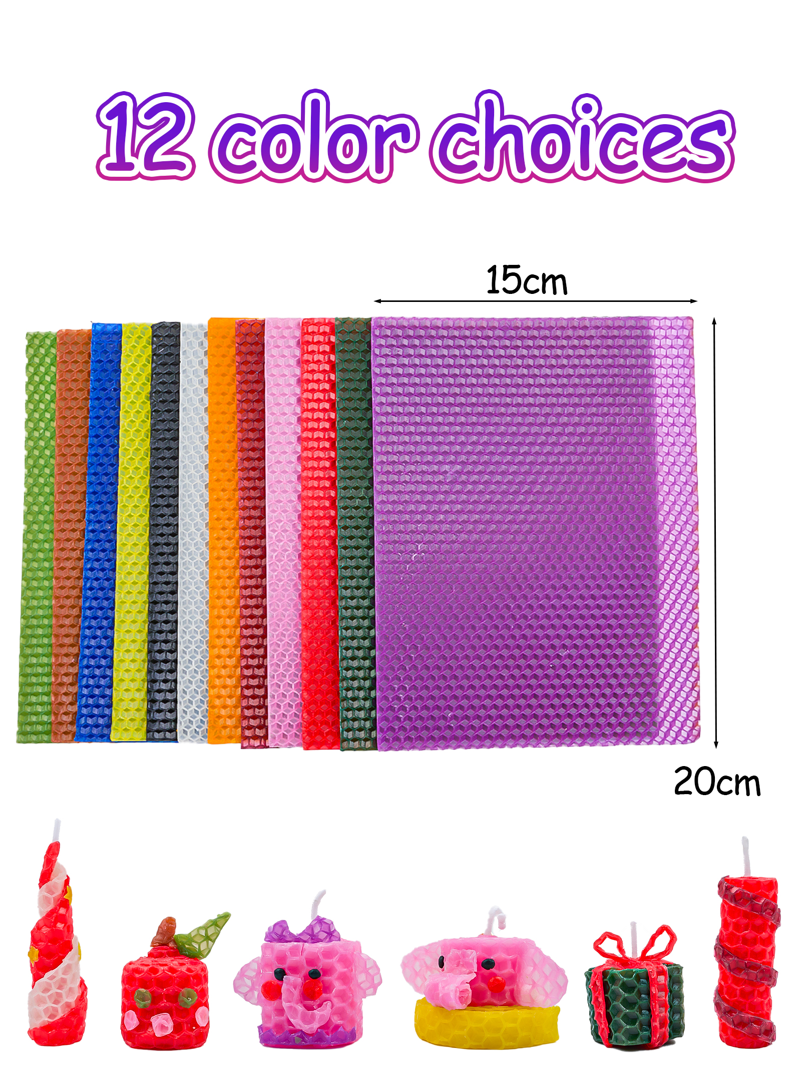 6pcs 15*20cm Color Beeswax She - Beeswax Sheet Roll review and price
