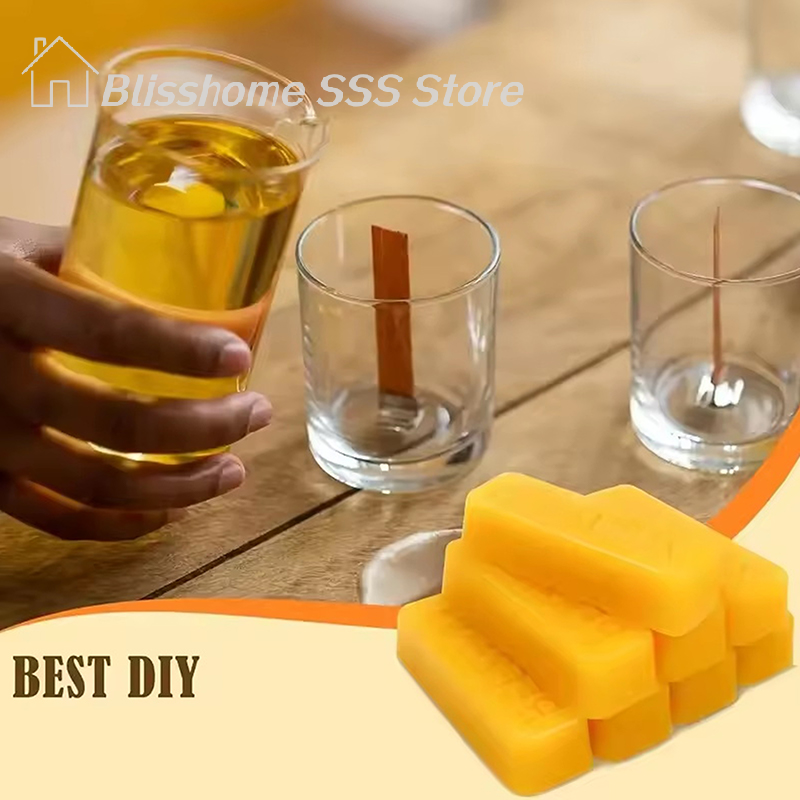 【S】4/8Pcs Pure Beeswax Blocks, - Candle Supplies Storage review and price