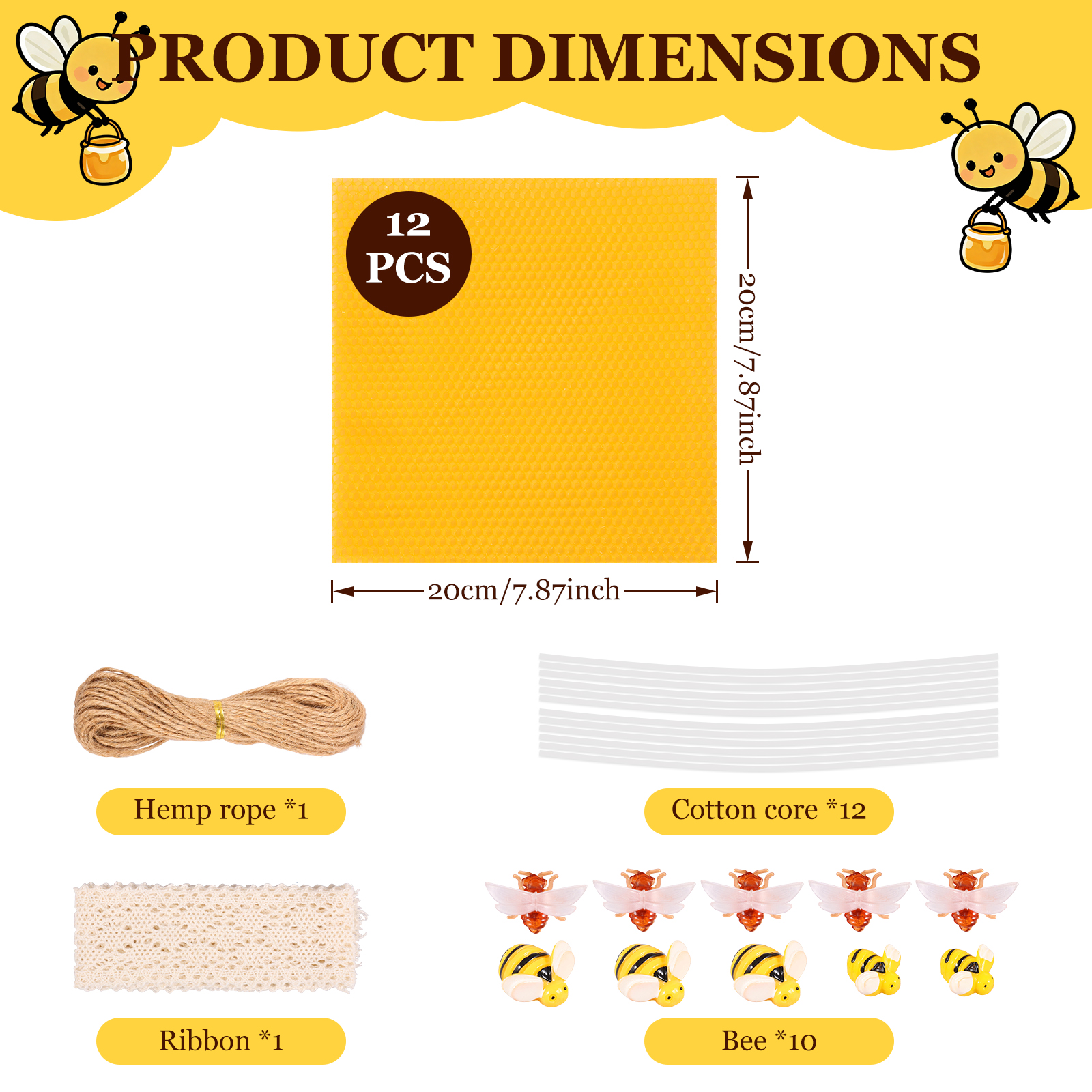12 Sheet Natural Beeswax Candl - Beeswax Sheet Roll review and price