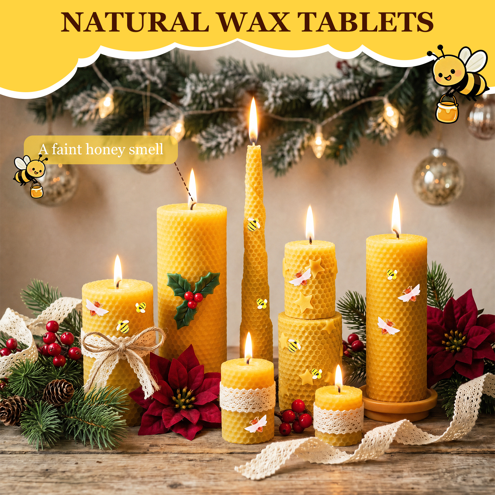 12 Sheet Natural Beeswax Candl - Beeswax Sheet Roll review and price
