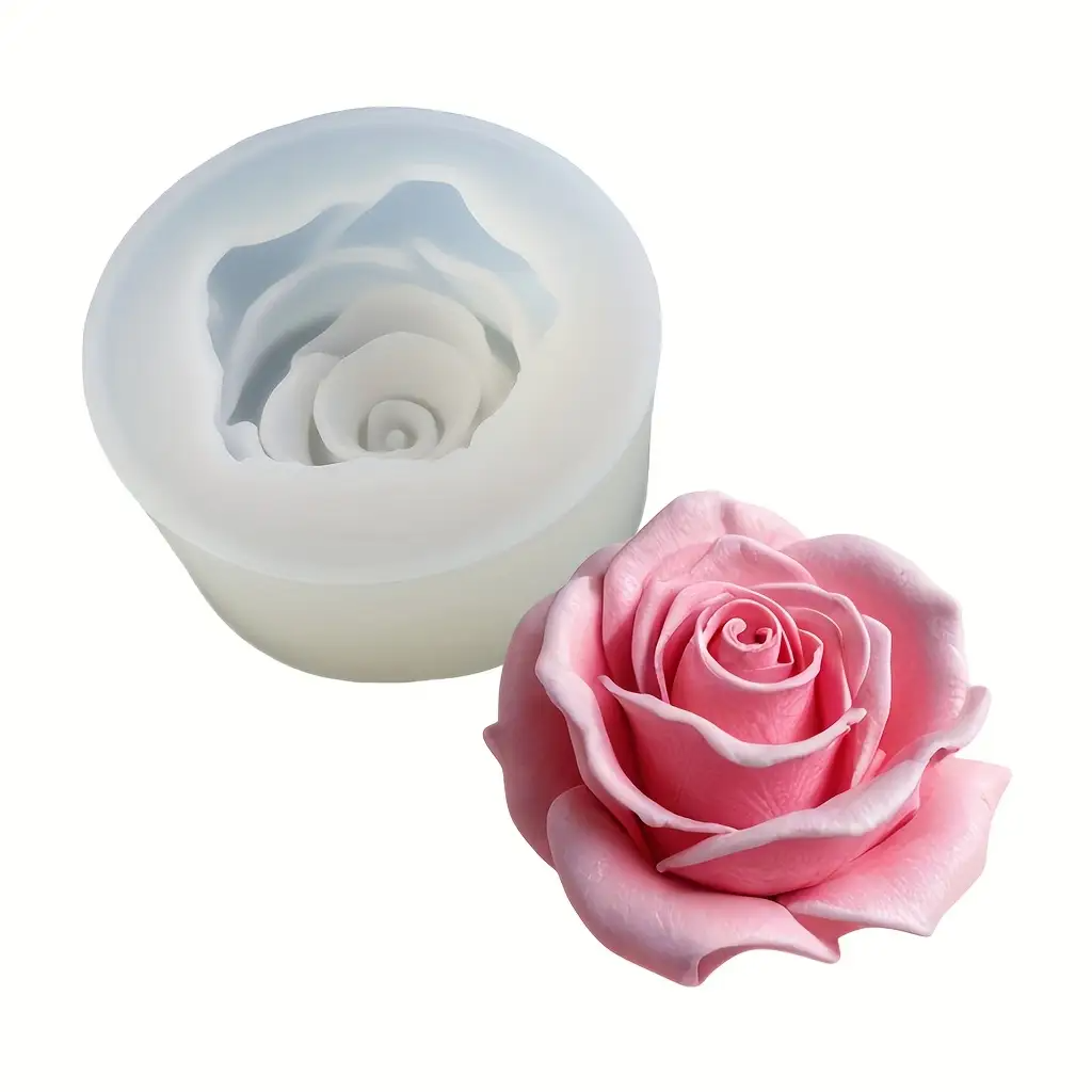1 Rose Silicone Candle Mold -  - Candle Supplies Shop review and price