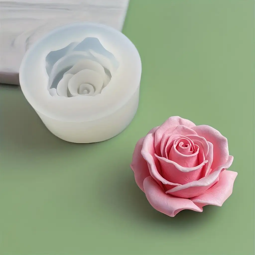 1 Rose Silicone Candle Mold -  - Candle Supplies Shop review and price