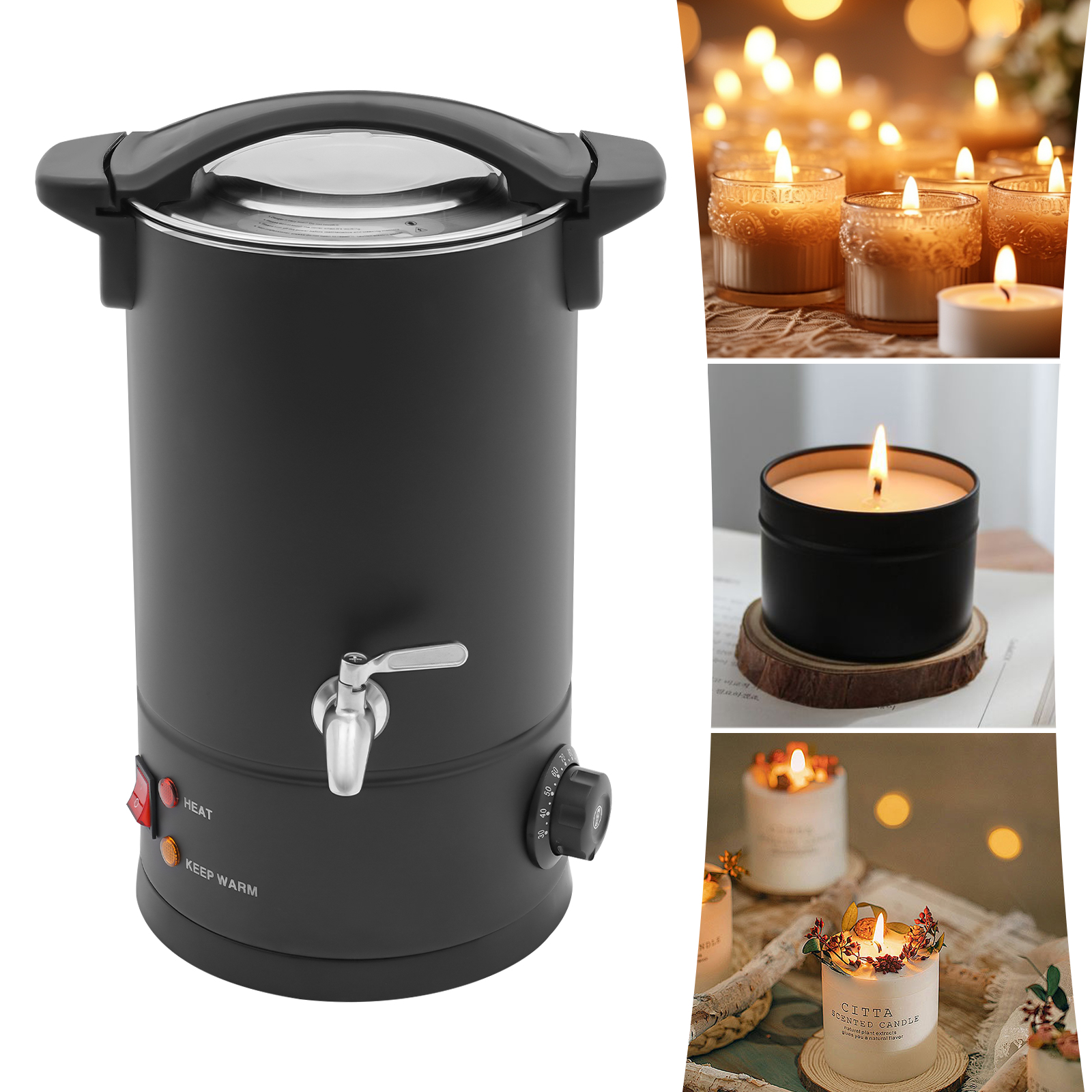 Electric Wax Melt Oven,Anti-Dr - Candle Wax Scale review and price