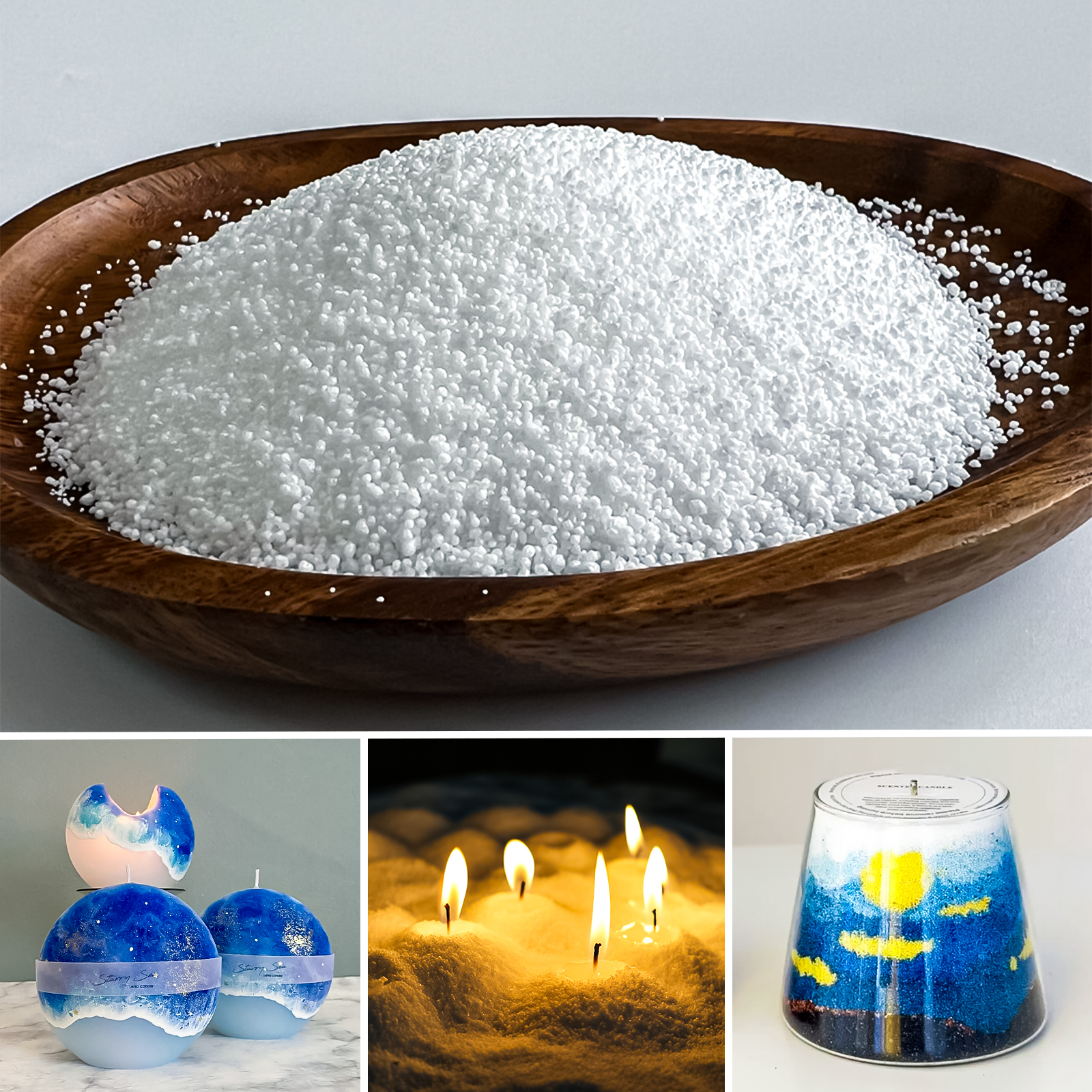 500g-1kg Sand Wax Ice Flower W - Candle Supplies Wholesale review and price