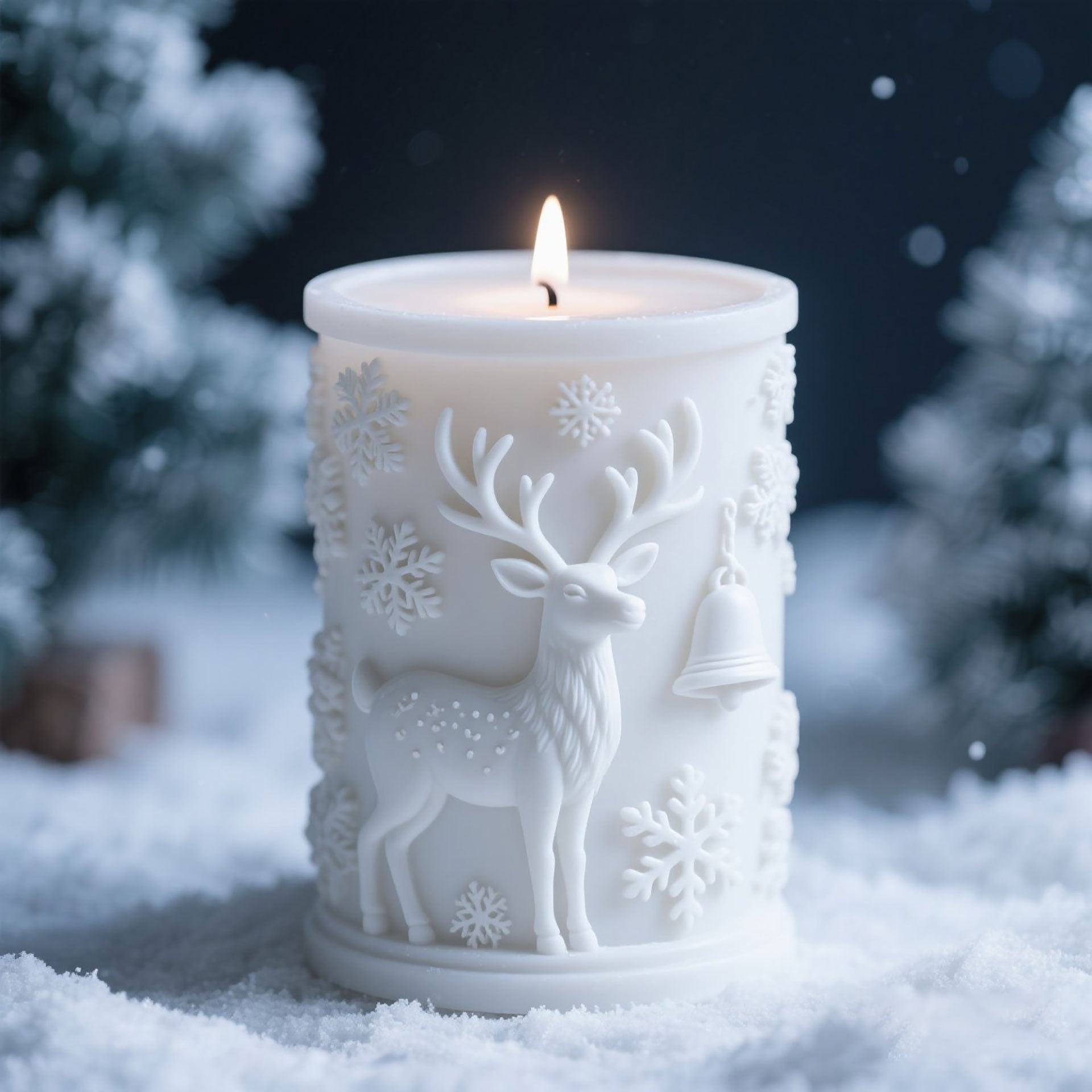 3D Relief Cylinder Christmas S - Candle Supplies Shop review and price