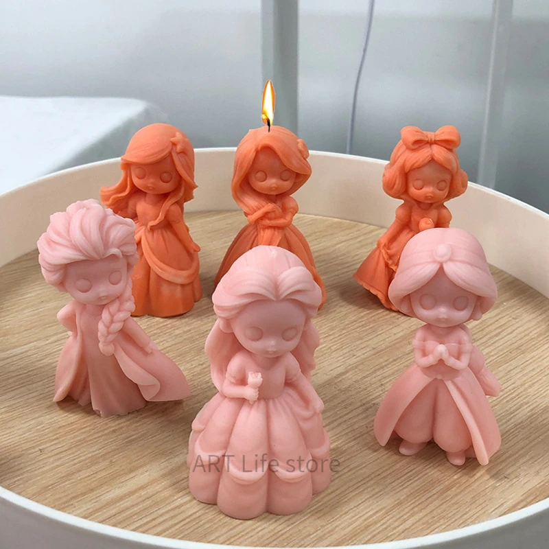 6 Princess Doll Silicone Candl - Candle Supplies Shop review and price