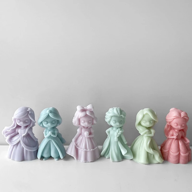 6 Princess Doll Silicone Candl - Candle Supplies Shop review and price