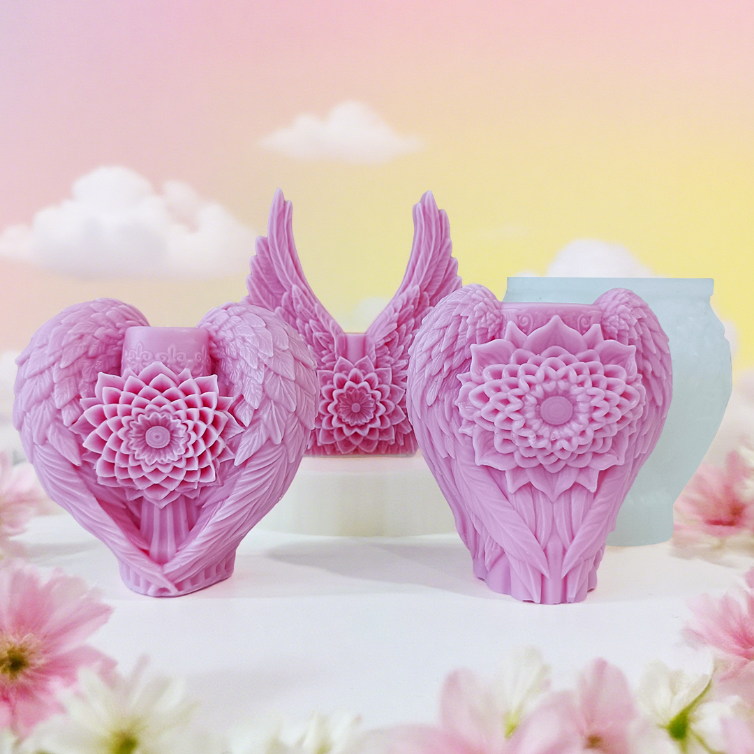 Flowers Wing Handmade Candle M - Candle Supplies Shop review and price