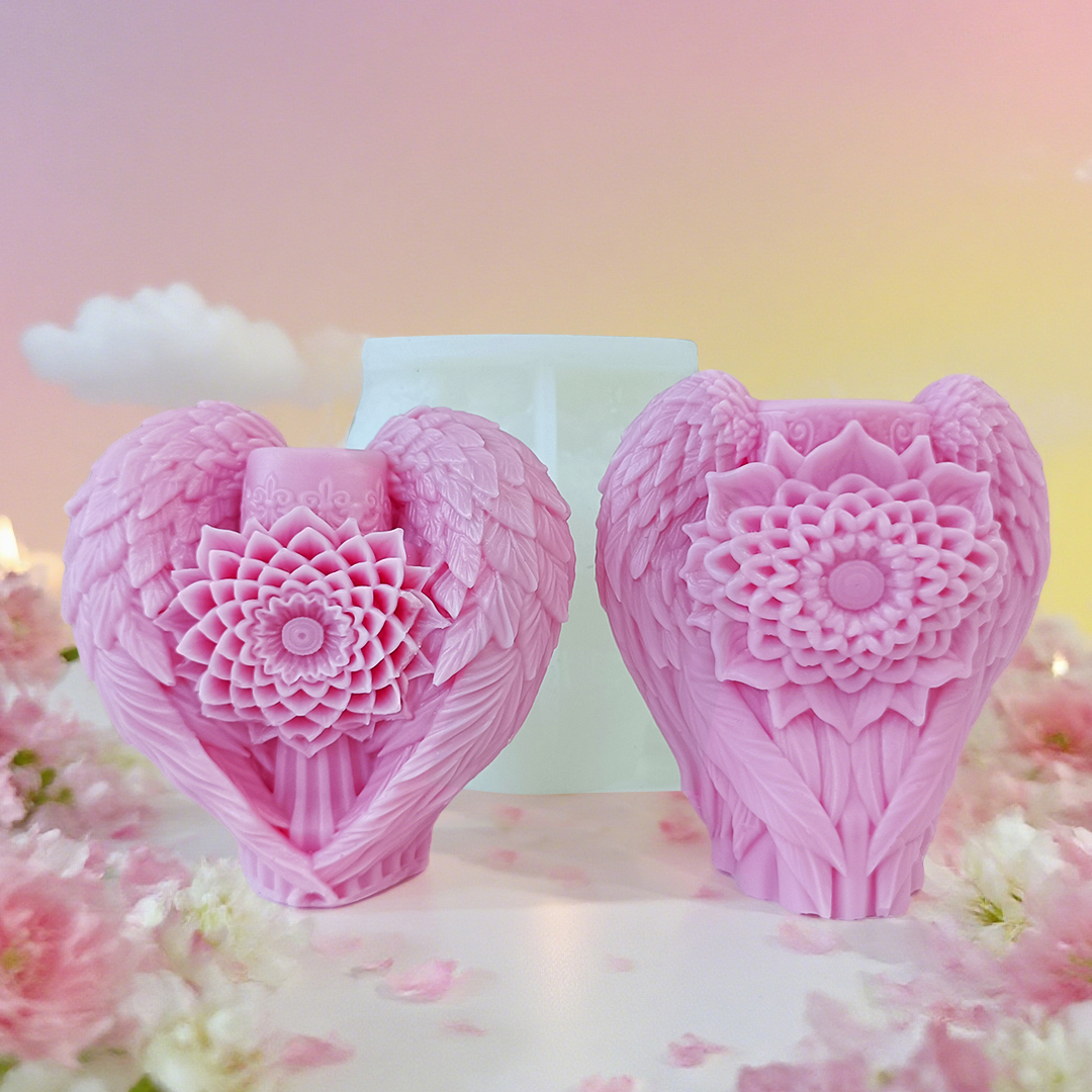 Flowers Wing Handmade Candle M - Candle Supplies Shop review and price