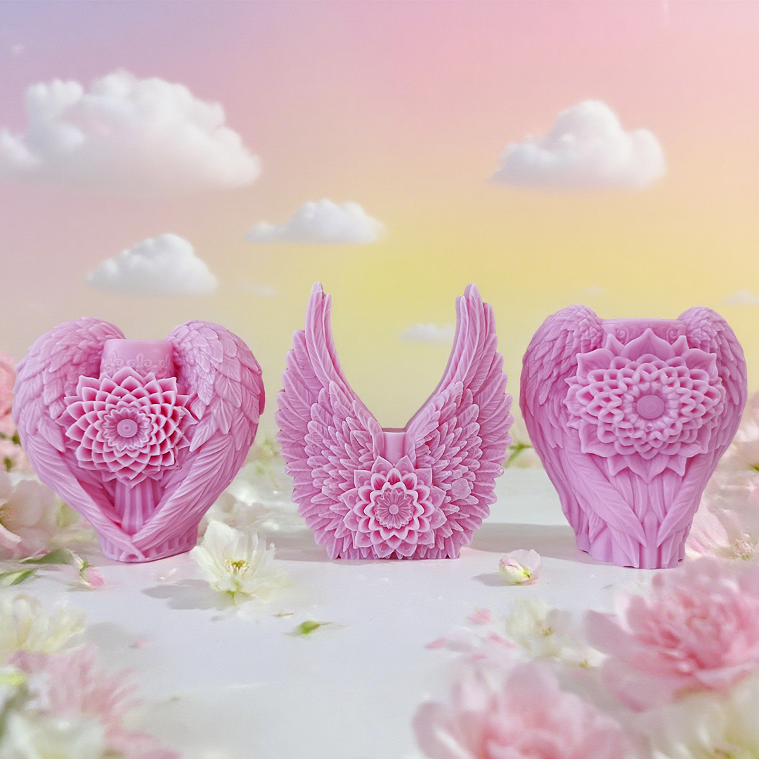 Flowers Wing Handmade Candle M - Candle Supplies Shop review and price