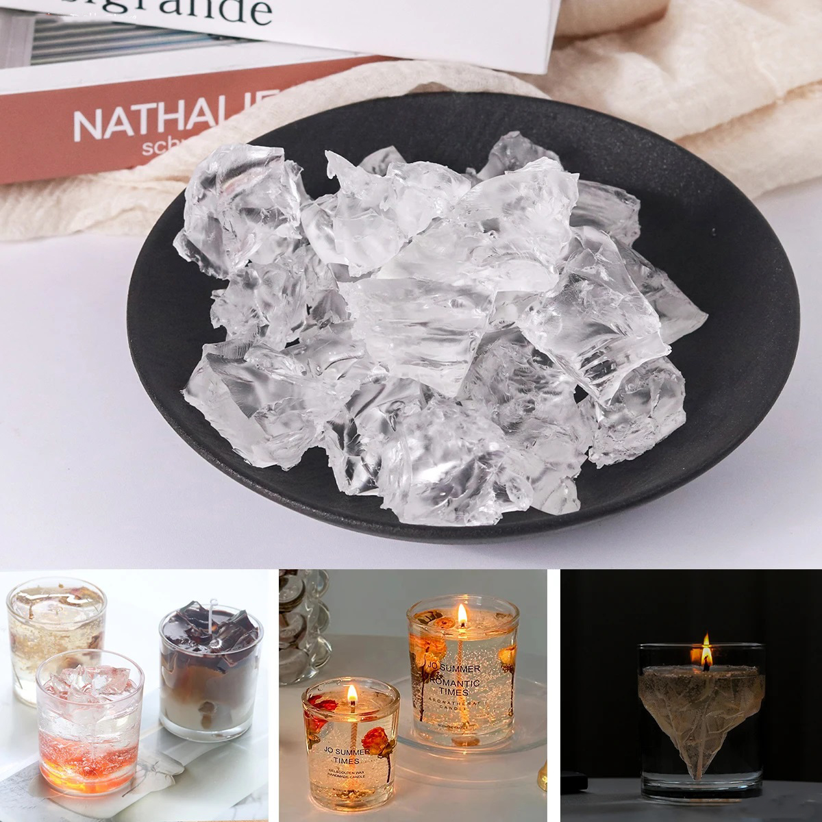 100G 7Colors Jelly Wax DIY Han - Candle Supplies Storage review and price