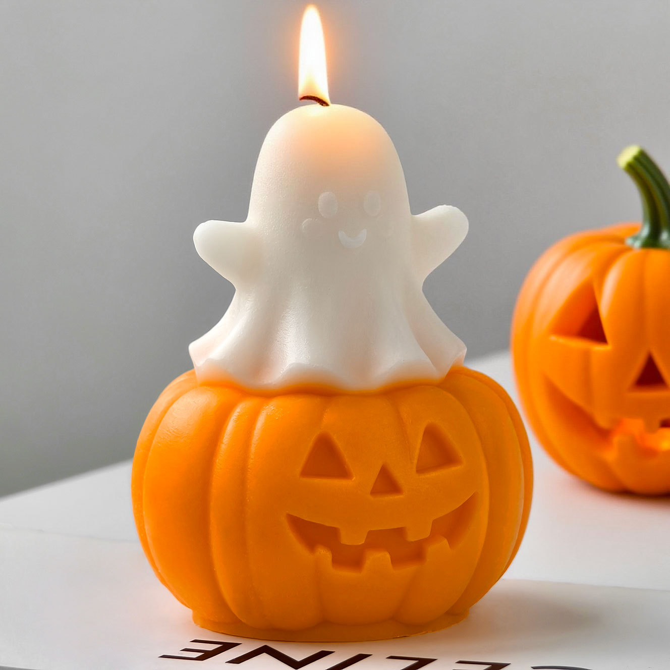 Halloween Ghost Pumpkin Silico - Candle Supplies Shop review and price