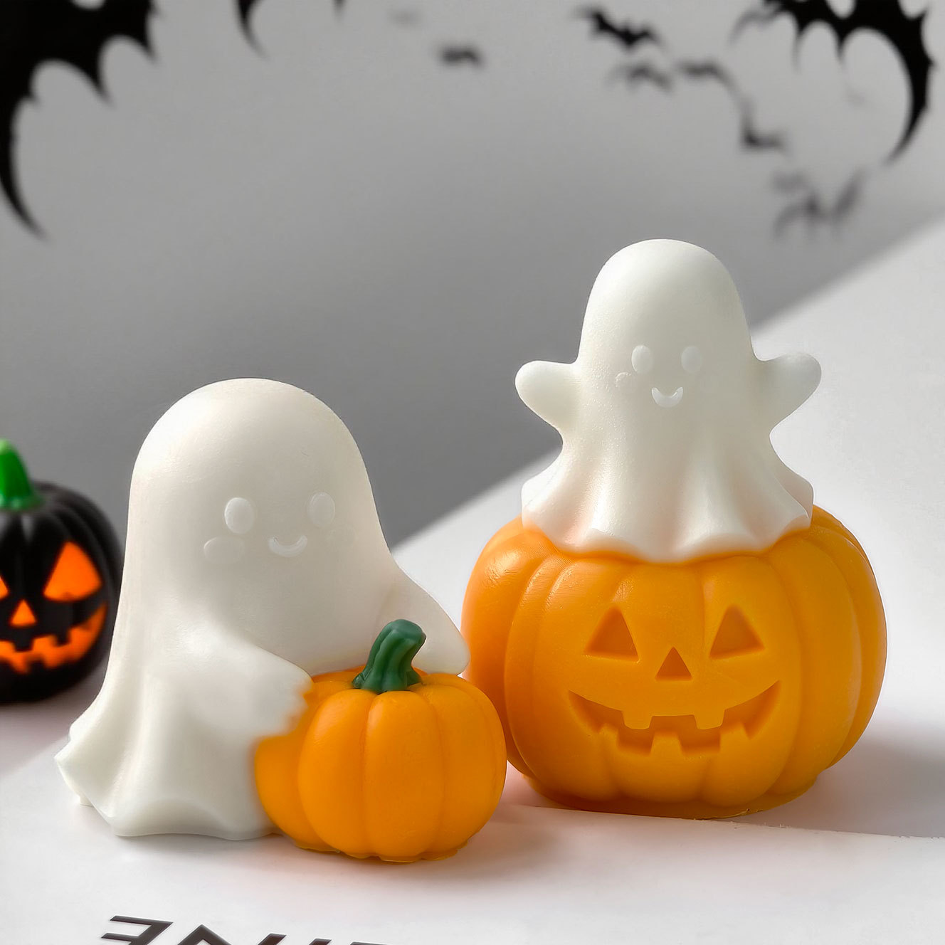 Halloween Ghost Pumpkin Silico - Candle Supplies Shop review and price