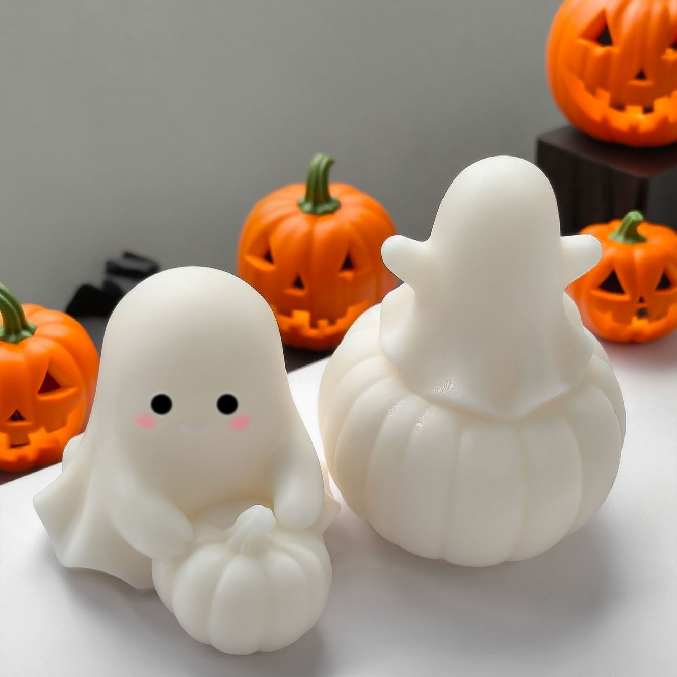 Halloween Ghost Pumpkin Silico - Candle Supplies Shop review and price