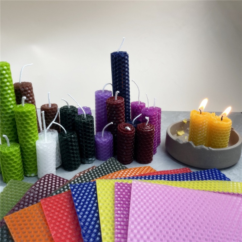 12pcs 15x20cm Macaron Color Be - Beeswax Sheet Roll review and price