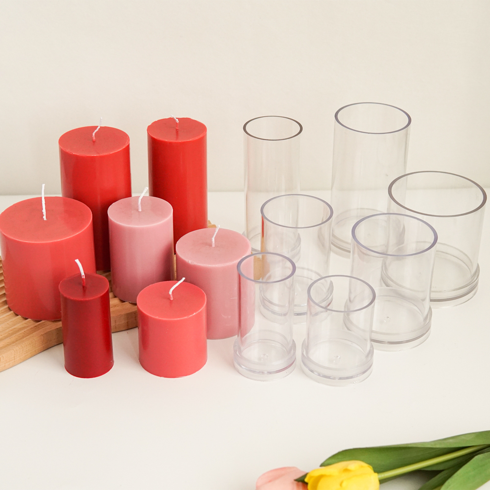 Various 3D Cylindrical Candle  - Candle Supplies Storage review and price
