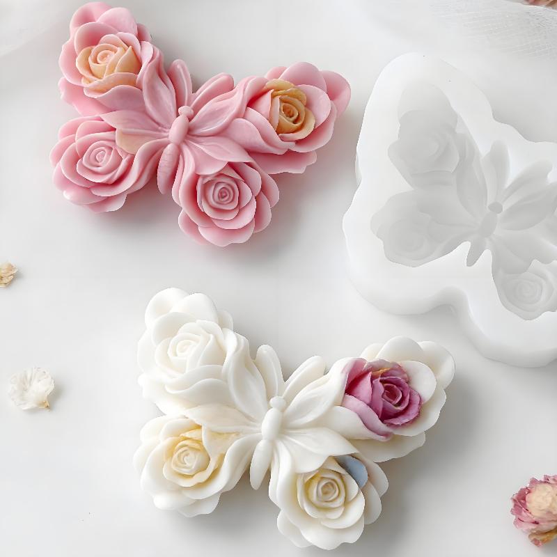 DIY Rose Butterfly Form Silico - Candle Supplies Storage review and price