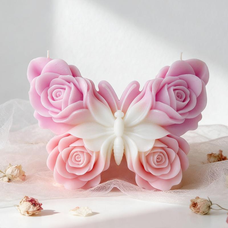 DIY Rose Butterfly Form Silico - Candle Supplies Storage review and price