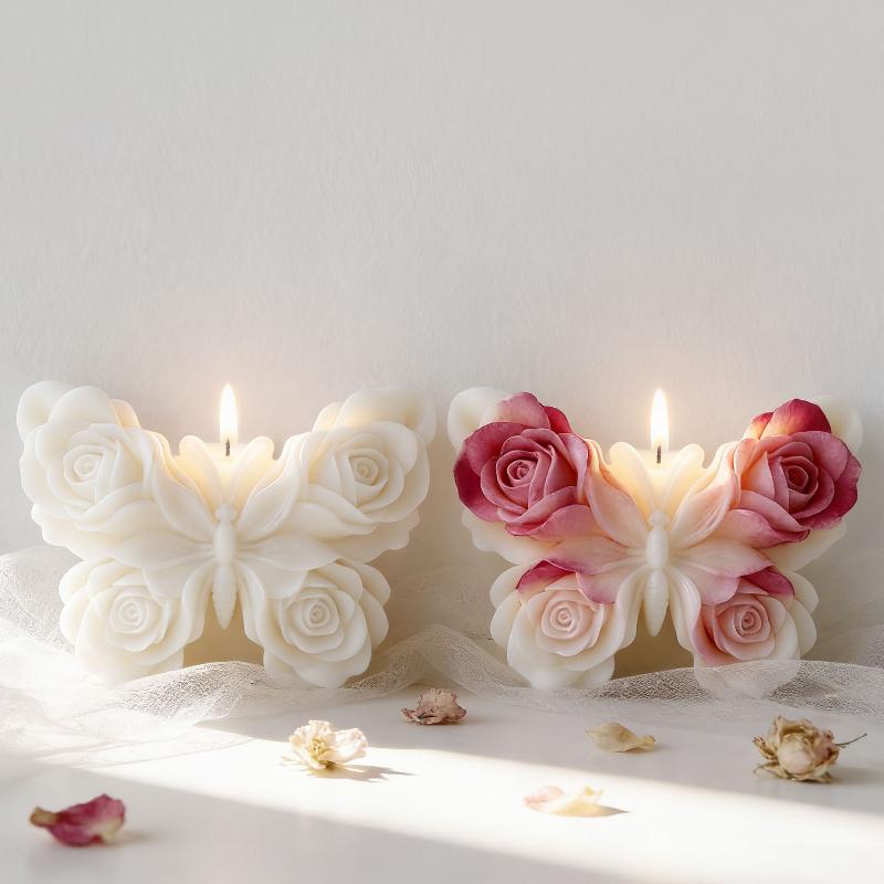 DIY Rose Butterfly Form Silico - Candle Supplies Storage review and price
