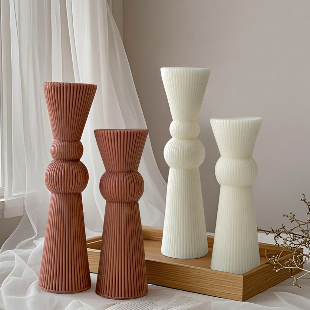 DIY Long Rod Striped Pillar Ca - Candle Supplies Shop review and price