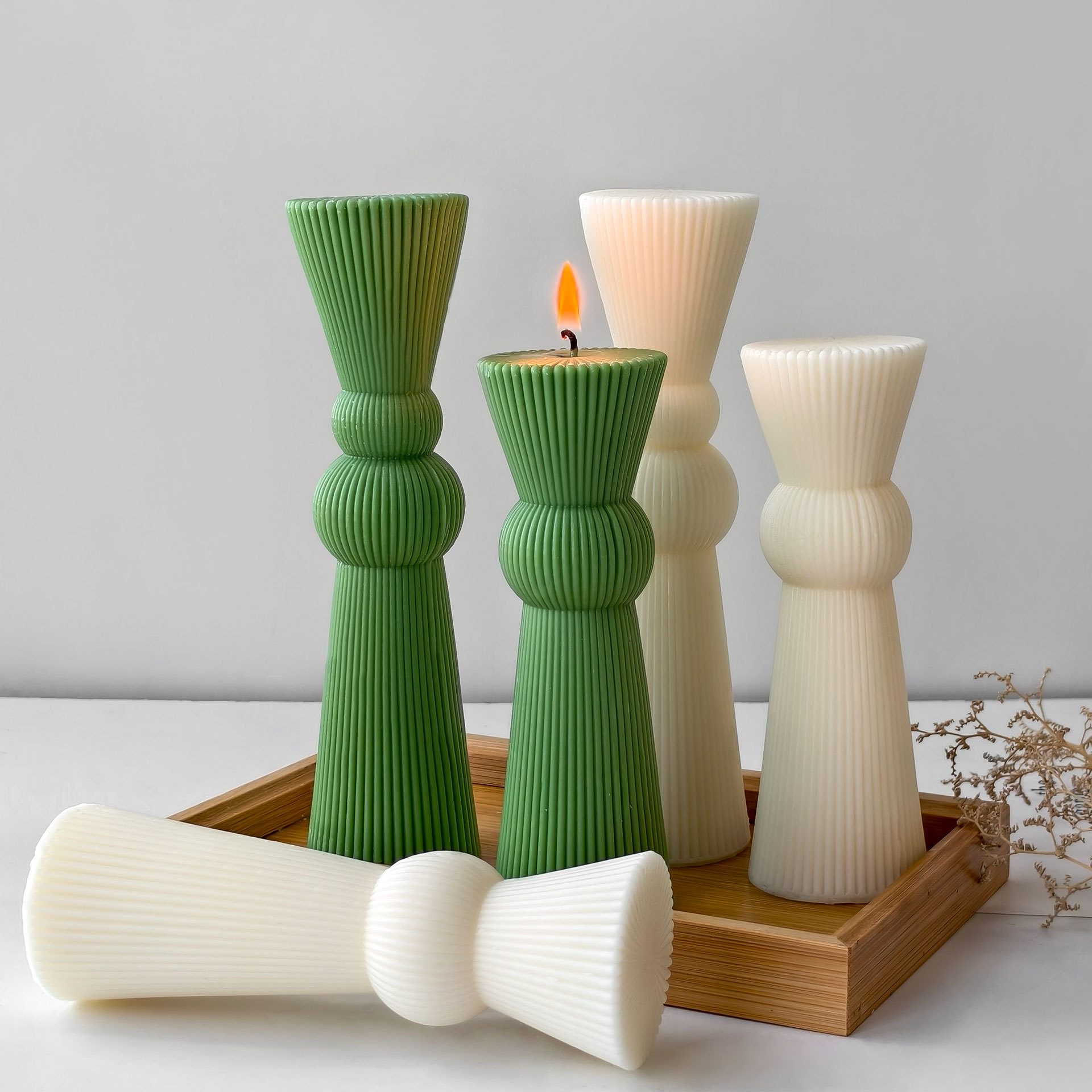 DIY Long Rod Striped Pillar Ca - Candle Supplies Shop review and price