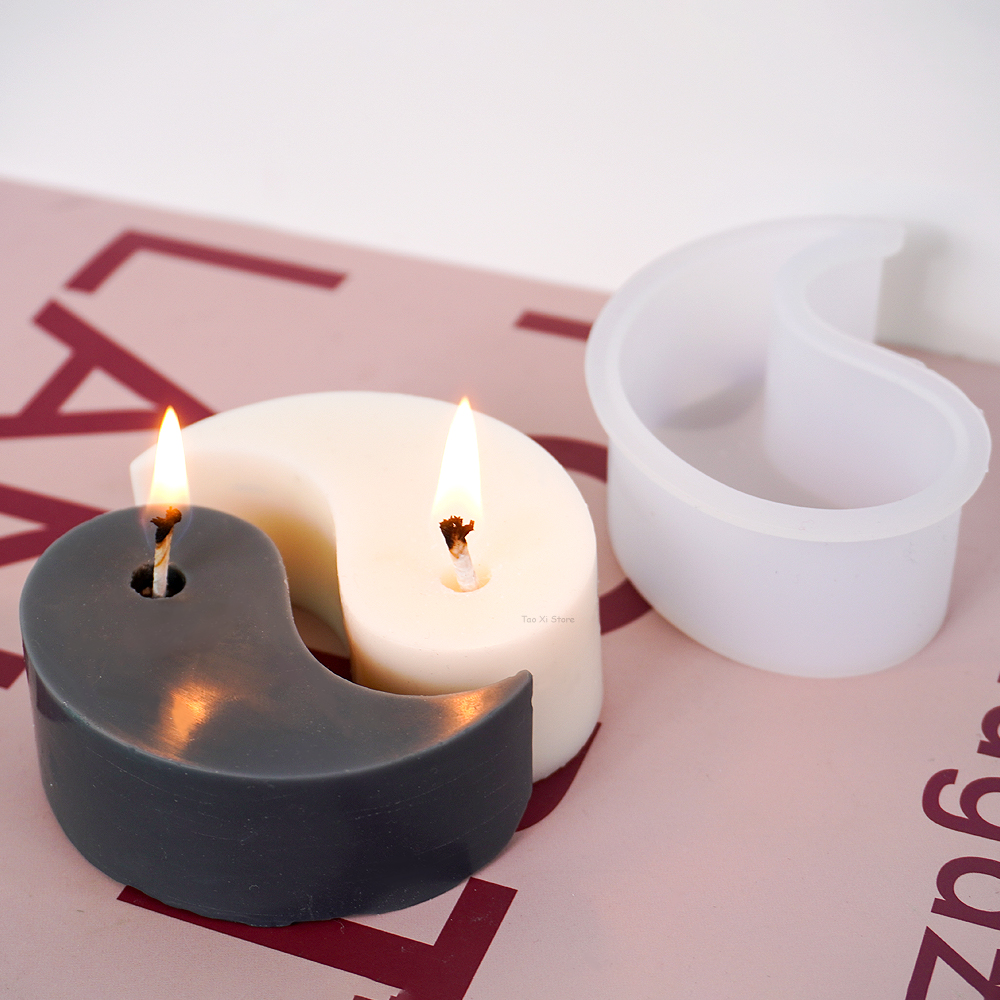 Yin Yang Silicone Candle Mold  - Candle Supplies Shop review and price