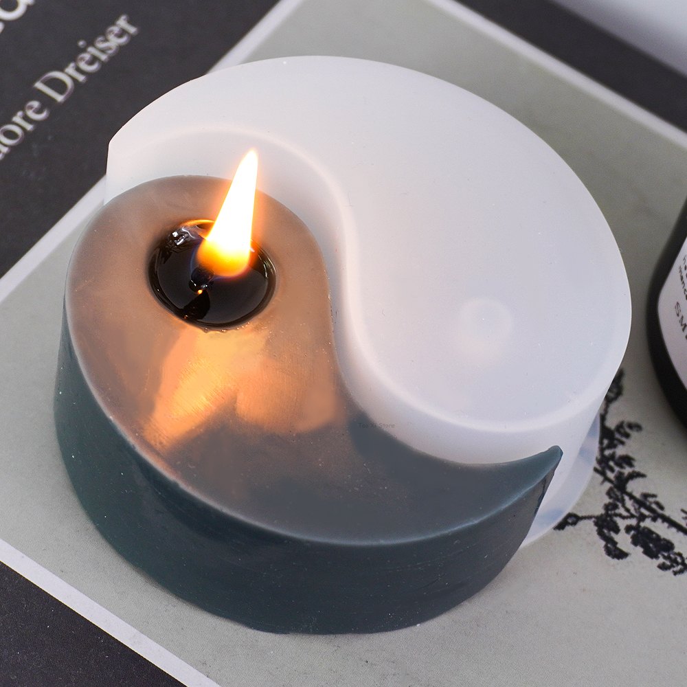 Yin Yang Silicone Candle Mold  - Candle Supplies Shop review and price