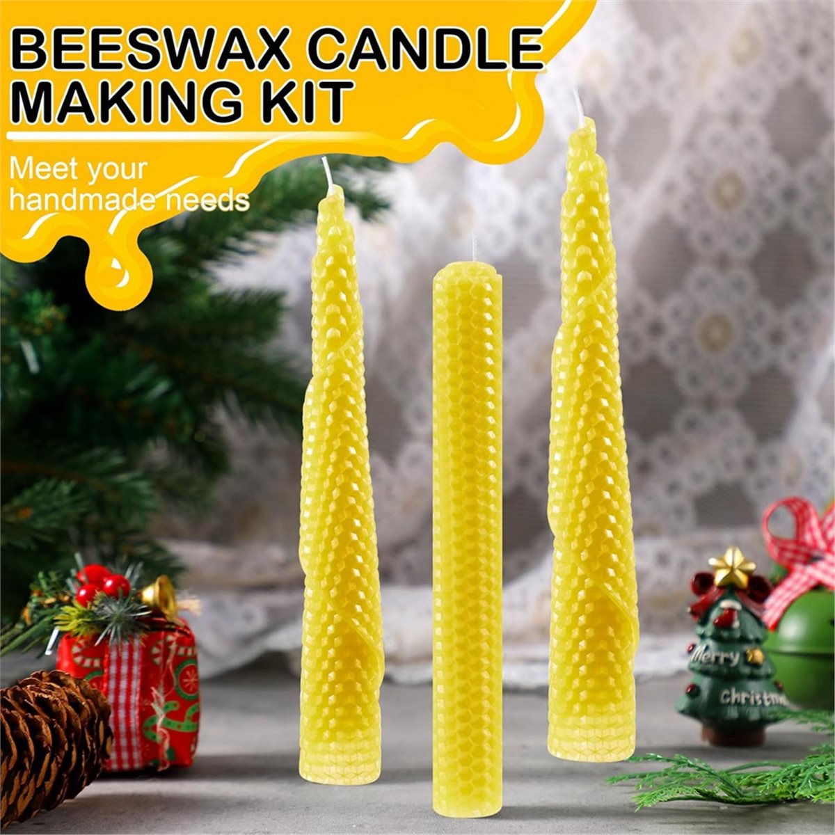 N94R 24 Pcs Beeswax Candle Mak - Beeswax Sheet Roll review and price