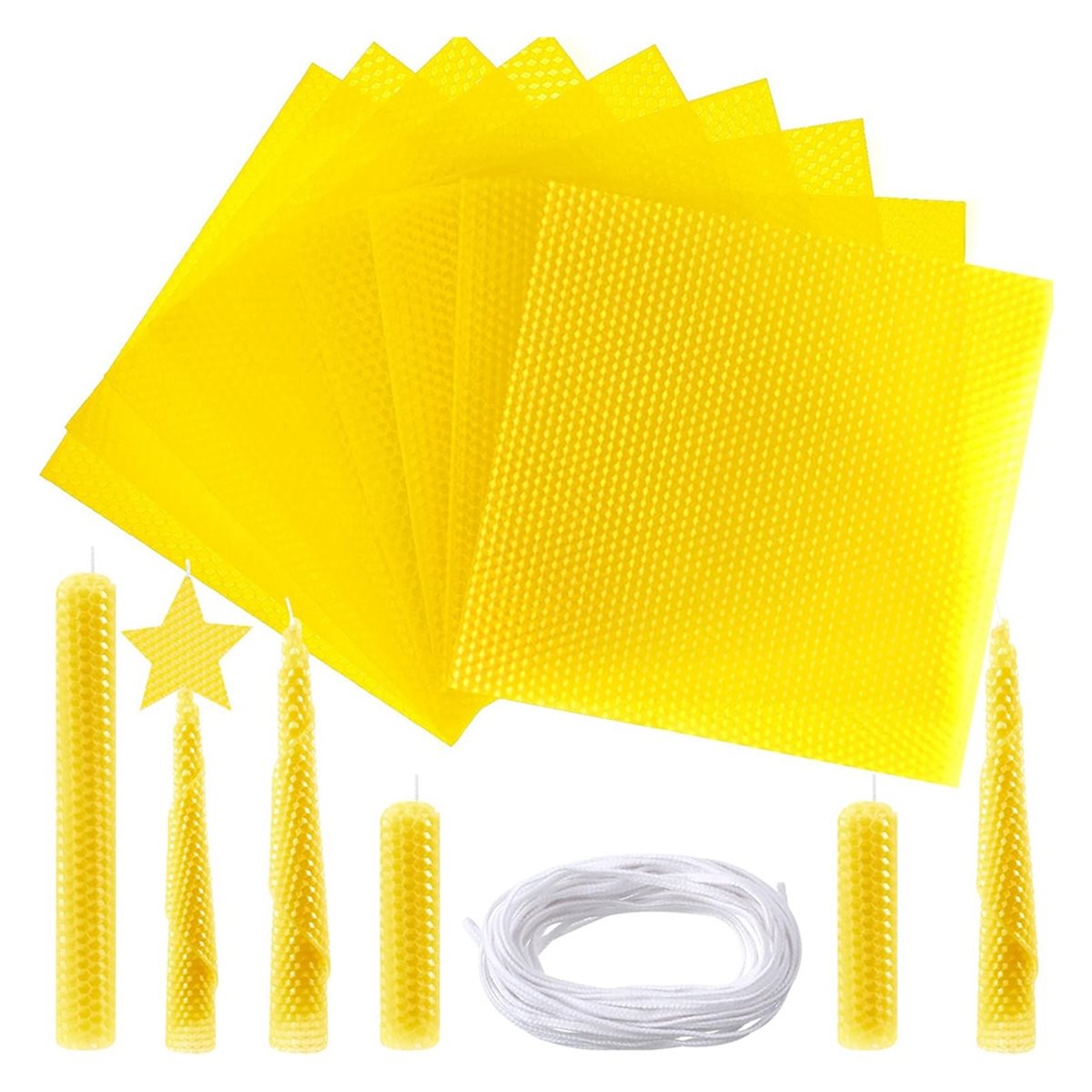 N94R 24 Pcs Beeswax Candle Mak - Beeswax Sheet Roll review and price