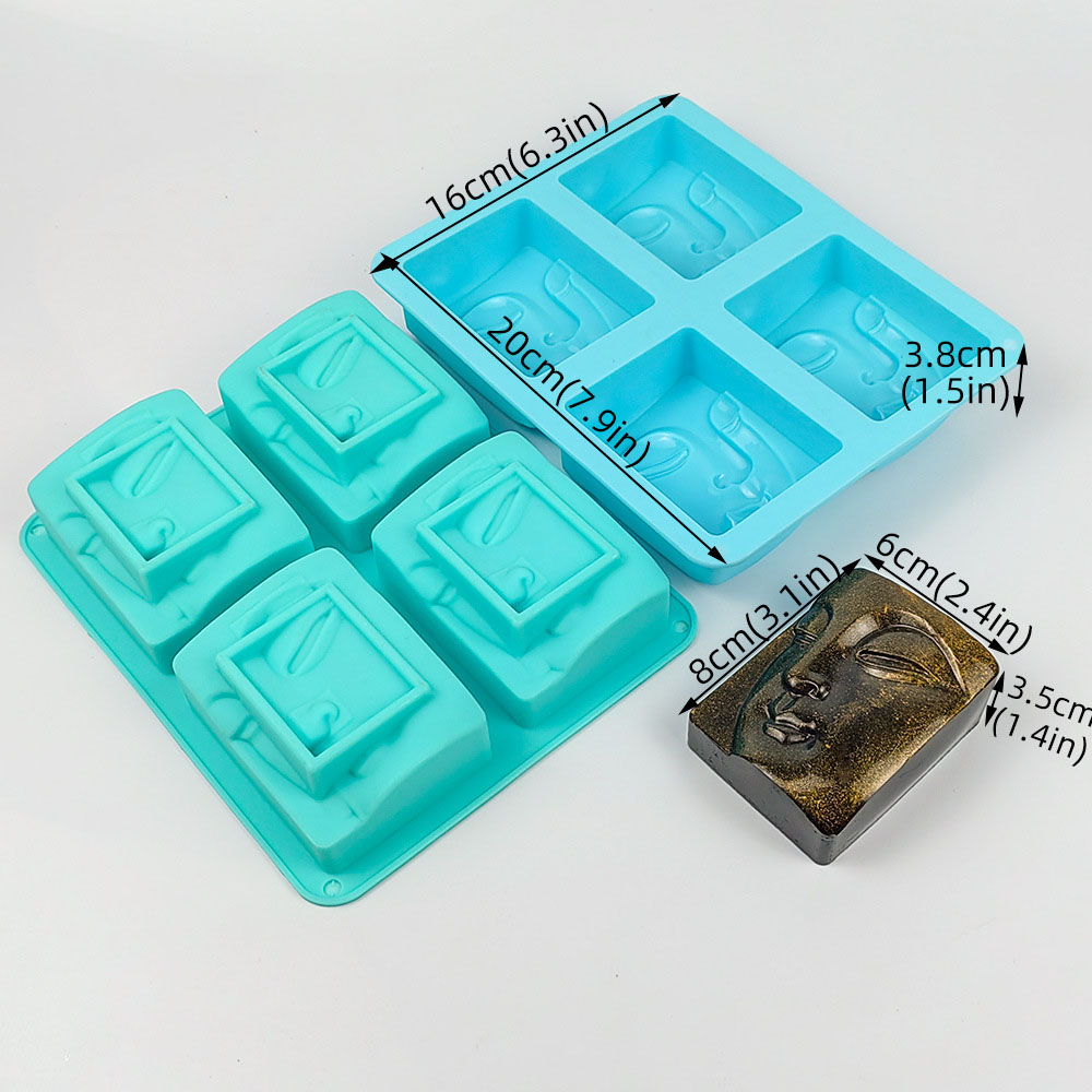 4 Holes Buddha Portrait Soap M - Candle Supplies Storage review and price
