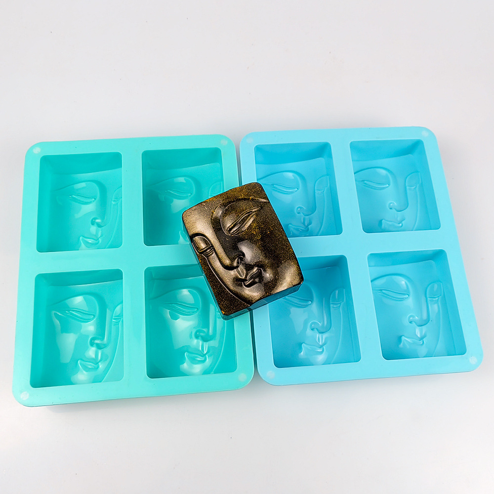 4 Holes Buddha Portrait Soap M - Candle Supplies Storage review and price